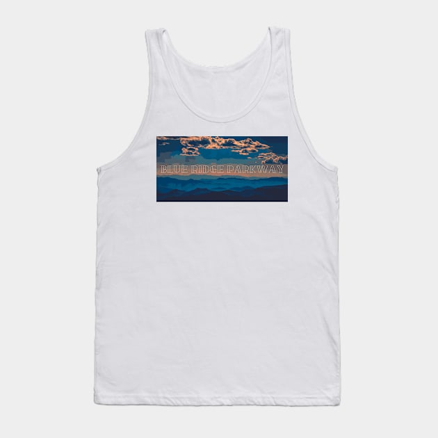 Blue Ridge Parkway Tank Top by Gestalt Imagery